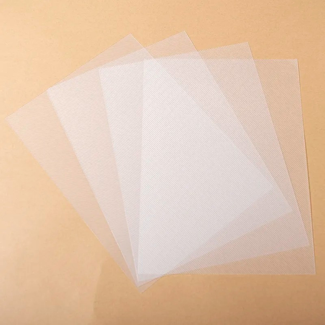 Clear-lined PP Sheet Twill PP Plastic Notebook Cover