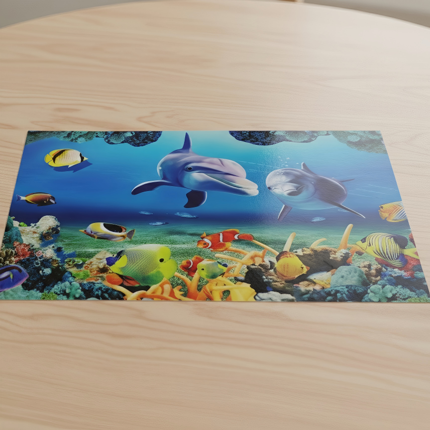 3D lenticular PET sheet printing