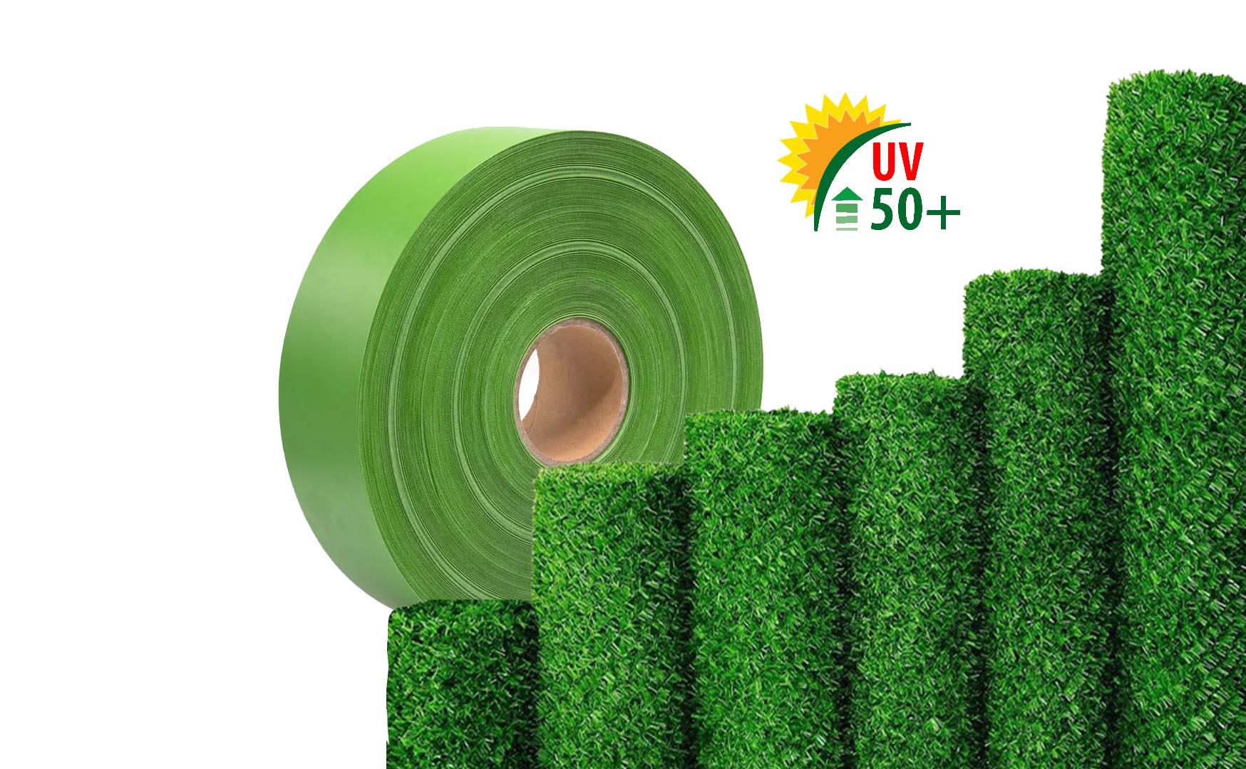 PVC fence grass film
