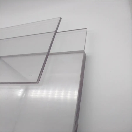 Clear PETG sheet with high transparency for display and fabrication