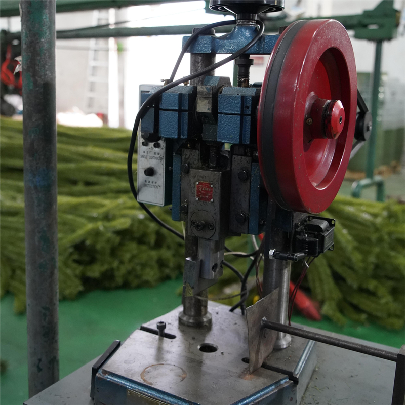 Artifical Christmas Tree Manual PVC Leaf Cutting Machine