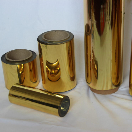 8 Micron Gold Aluminized Metalized PET