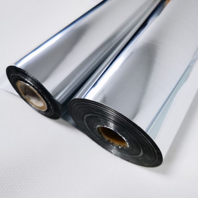 Bright Silver Aluminum PET Metallized Film with Flexible Packaging