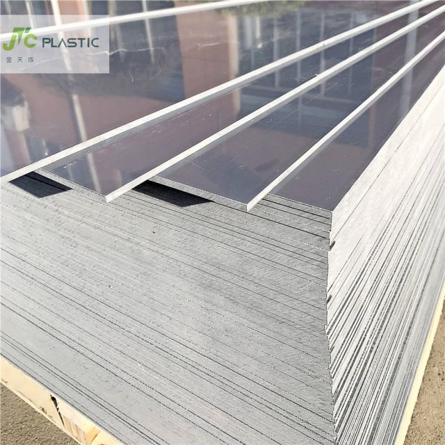 High Quality And Density Good Acid And Alkali Resistance Grey Pvc Plastic Sheet Board