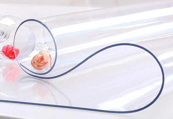 clear pvc table cover