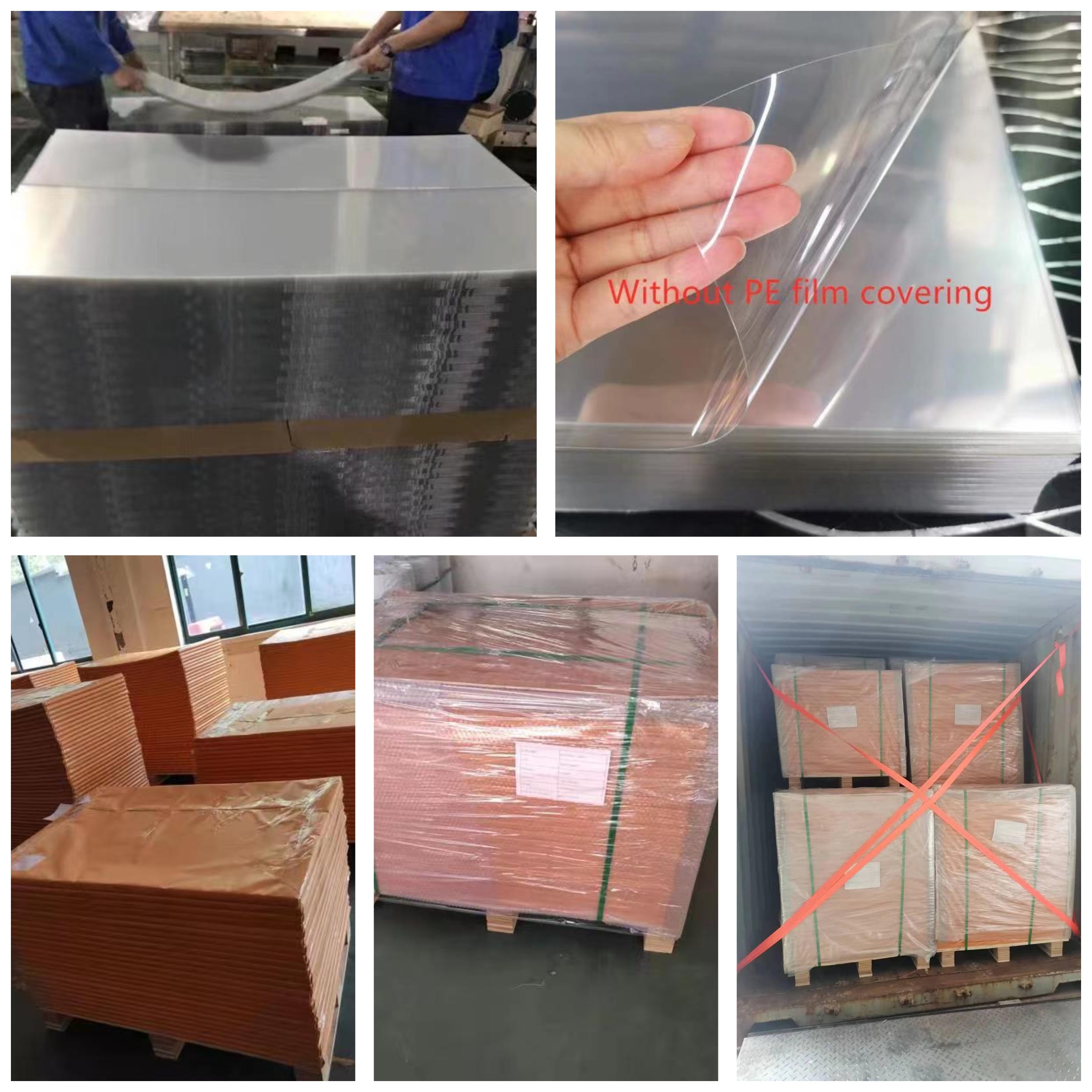 PVC sheet for window boxes packing