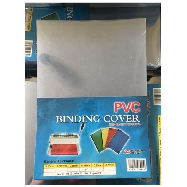 Clear PVC Binding Covers