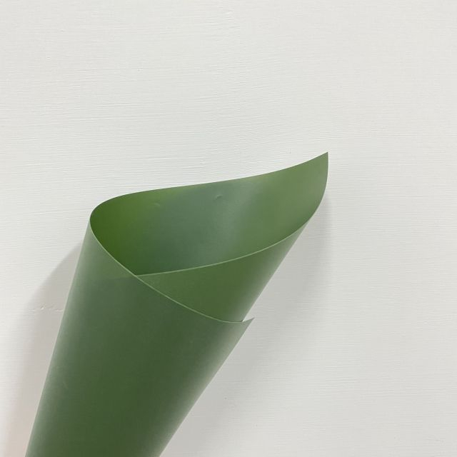 Green PVC Rigid Film for Artificial Grass Fence with UV Resistance