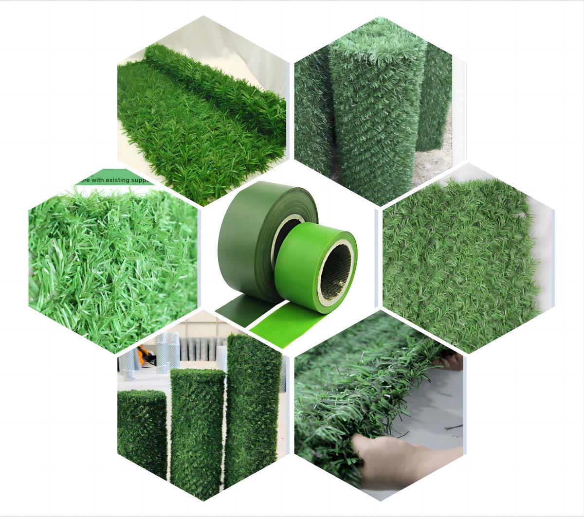 PVC fence grass film applications