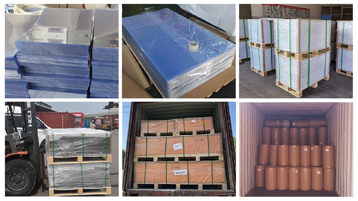clear PVC sheet packaging