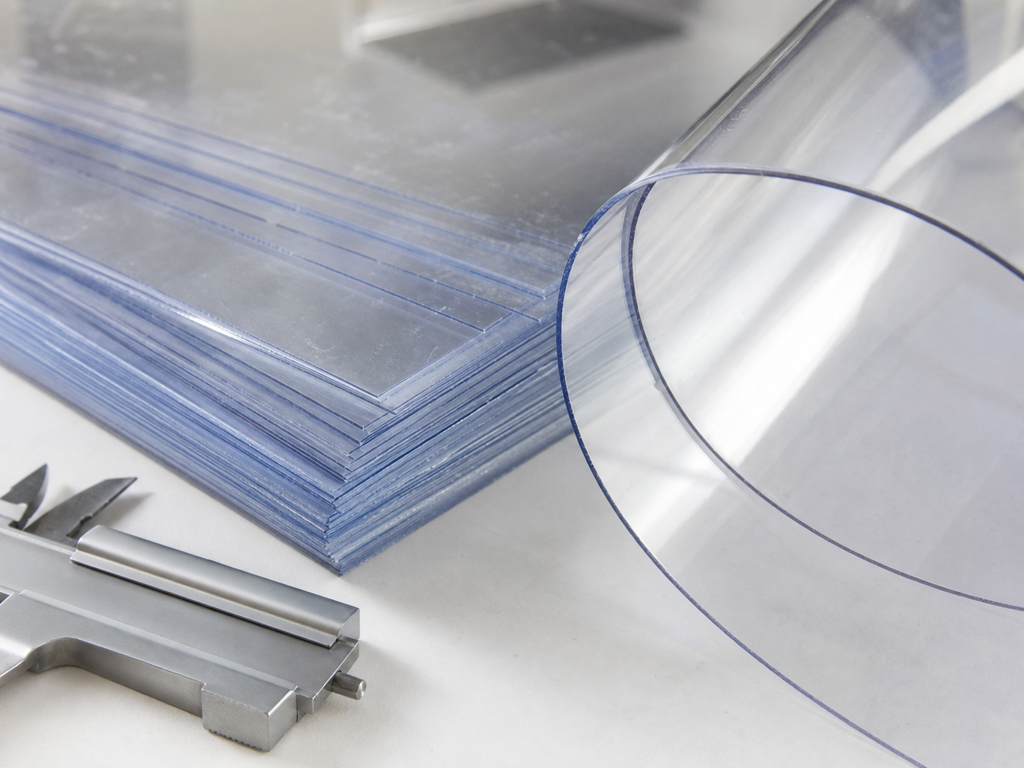 Transparent thermoformed food trays and clamshell containers made from RPET and PET sheet for packaging applications