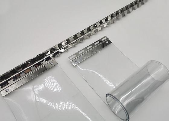Stainless steel PVC strip curtain rail