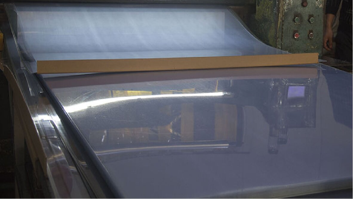 clear PVC sheet production