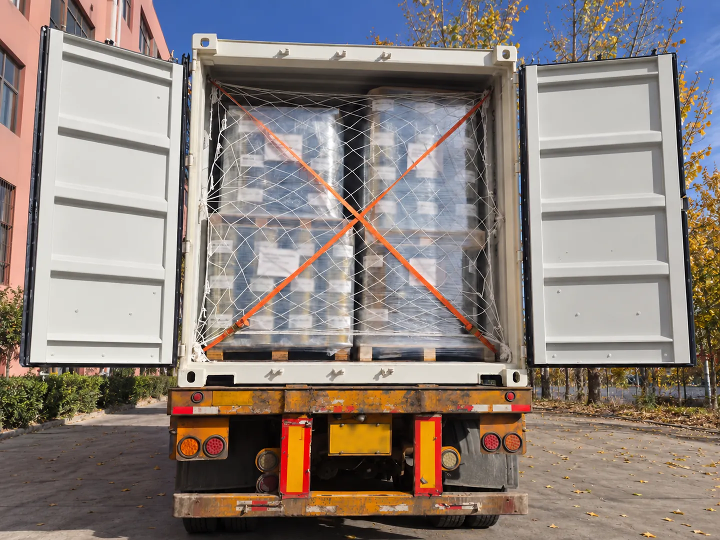 PVC strip curtain container loading