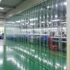 Industrial PVC Strip Curtain Kit installed at warehouse doorway