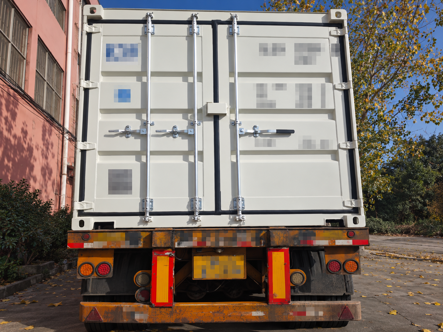 sealed 20 foot container fully-loaded with PVC strip curtains