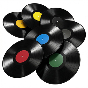 Black PETG Plastic Sheet for Music Disc